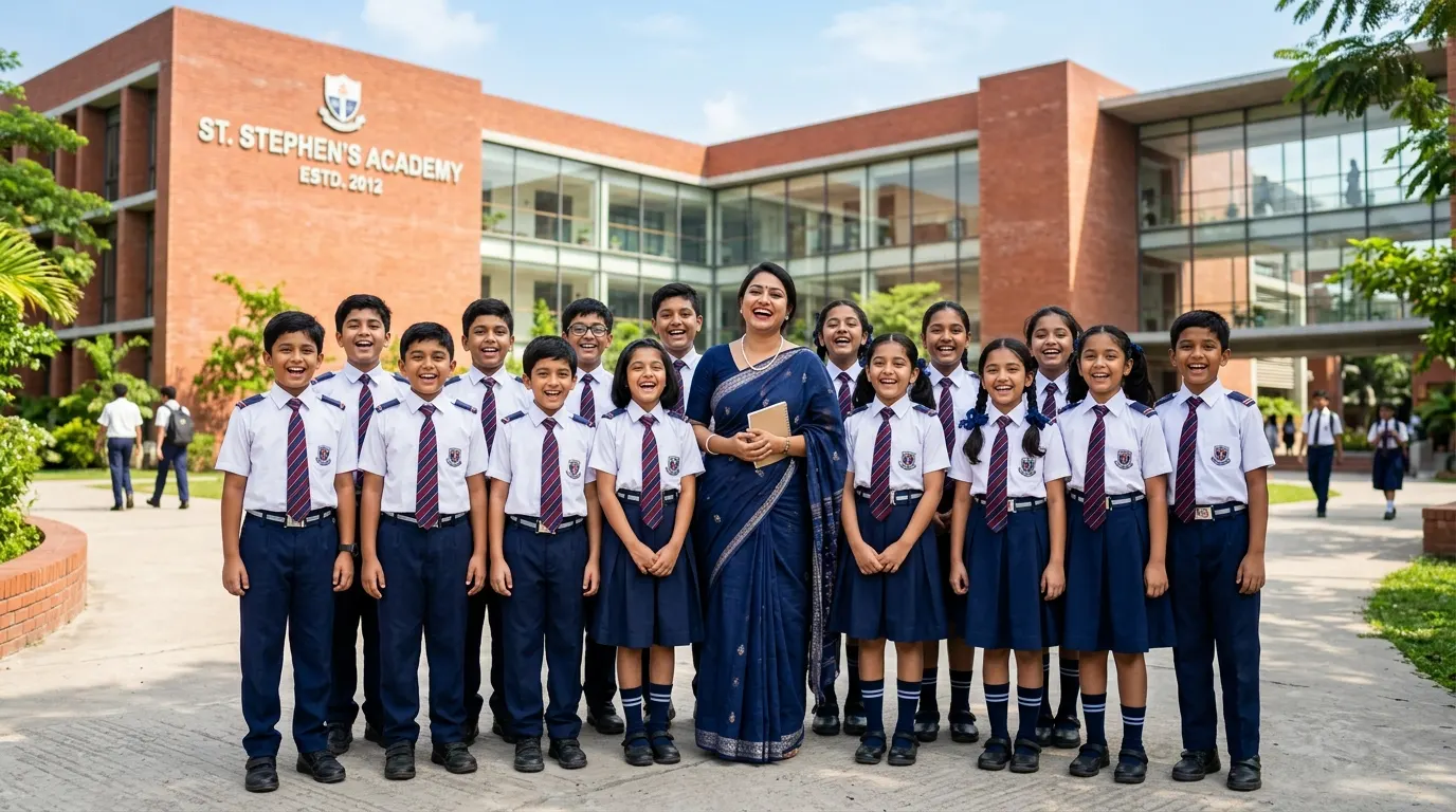ধরমপুর মাধ্যমিক বিদ্যালয় Students and Campus